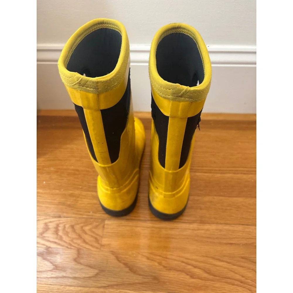 Bogs Youth‎ Tacoma Yellow Waterproof Snow Boots Neo-Tech Lite Size 3 71556-713